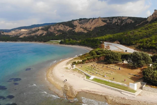 ANZAC Cove on the Gallipoli Peninsula, Türkiye